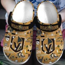 Vegas Golden Knights NHL Sport Crocs Clogs