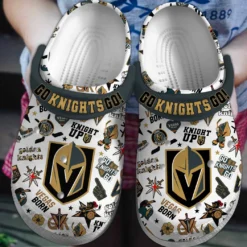 Vegas Golden Knights NHL Sport Crocs Clogs