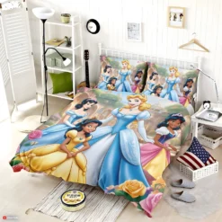 Belle and Aurora Disney Princess Bedding Set