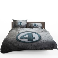 Fantastic Four Logo Marvel Comics Bedding Set