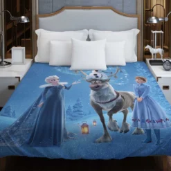 Frozen Movie Disney Elsa and Anna Duvet Cover