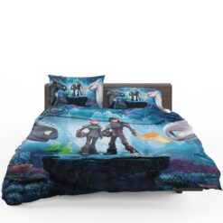 How to Train Your Dragon The Hidden World Movie Astrid Hiccup Toothless White Night Fury Bedding Set