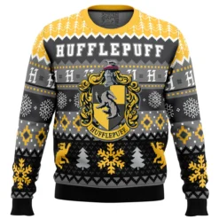 Harry Potter Hufflepuff House Ugly Christmas Sweater