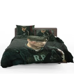 Leon S Kennedy Movie Resident Evil 2 Bedding Set