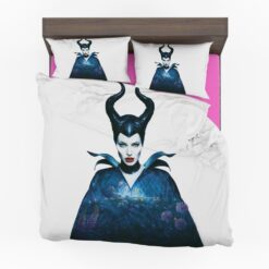 Maleficent Movie Angelina Jolie Horns Fairy Tale Bedding Set