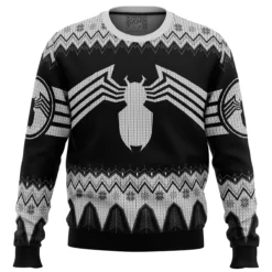 Venom Marvel Venom Symbol Ugly Christmas Sweater