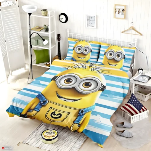 Minion Bedding Set Twin Queen King Size