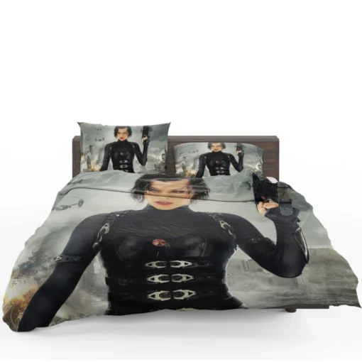 Resident Evil Retribution Woman Warrior Movie Bedding Set