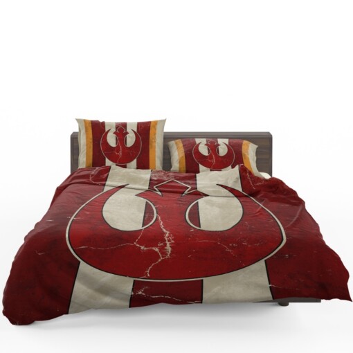 Star Wars Rebel Alliance Helm Movie Logo Bedding Set