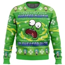 Sweater Rick Rick and Morty Ugly Christmas Sweater