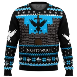 Game of Thrones Night?s Watch Ugly Christmas Sweater