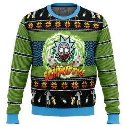 Let?s Get Schwifty! Rick and Morty Ugly Christmas Sweater