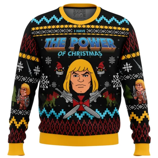 The Good Power of Christmas He-Man Ugly Christmas Sweater