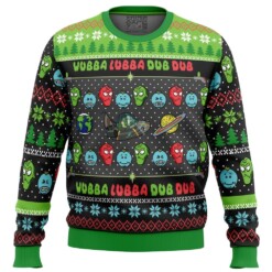 Wubba Lubba Rick and Morty Ugly Christmas Sweater