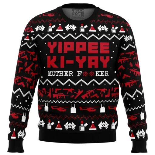 Yippe Ki-Yay Die Hard Ugly Christmas Sweater