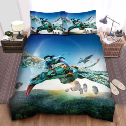 Avatar 2 Movie Trailer Scene Bed Sheets Spread  Duvet Cover Bedding Sets