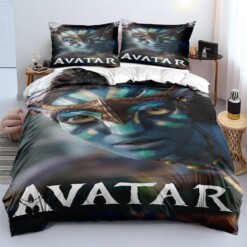 Avatar 2 The Way of Water Bedding Sets Duvet Cover  Flatsheet  Pillowcase For Your Lover