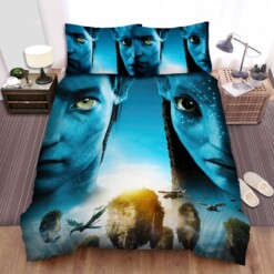 Avatar (2009) Movie Poster Artwork 3 Bedding Set  Duvet Cover Gift For Christmas  Birthday  Thanksgiving