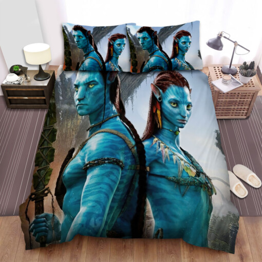 Avatar (2009) Movie Poster Fanart 3 Bed Sheets Spread  Duvet Cover Bedding Sets