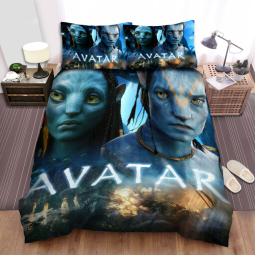 Avatar (2009) Movie Poster Fanart 5 Bed Sheets Spread  Duvet Cover Bedding Sets