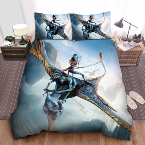 Avatar Na?vi Warriors Digital Illustration Bedding Sets Duvet Cover  Flatsheet  Pillowcase For Your Lover