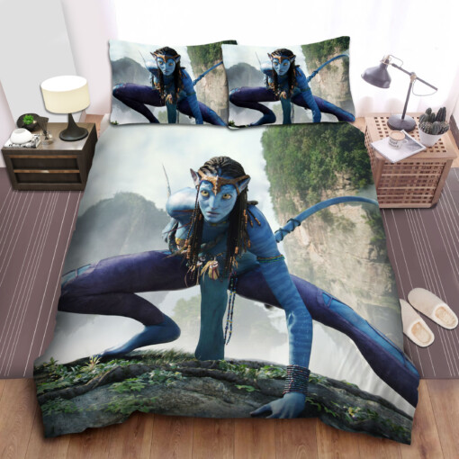 Avatar Neytiri In The Na?vi Costumes Bed Sheets Spread Comforter Duvet Cover Bedding Sets