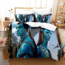 Avatar The Way of Water Bedding Sets ? Duvet Cover  Flatsheet  Pillowcases Perfect Gift For Fans