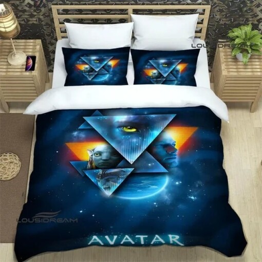 Avatar The Way of Water Duvet Cover Flatsheet Pillowcase Bedding Set Home Decor