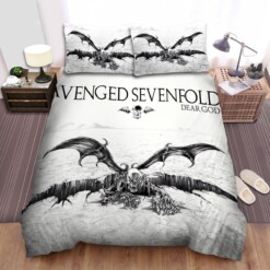 Avenged Sevenfold Dear God Cover Bedding Sets ? Duvet Cover  Flatsheet  Pillowcases Perfect Gift For Fans