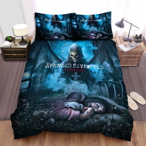 Avenged Sevenfold Nightmare Cover Bed Sheets Spread Comforter Duvet Cover Bedding Sets