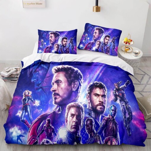 Avengers Cosplay Bedding Sets Duvet Cover  Flatsheet  Pillowcase For Your Lover