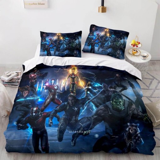 Avengers Cosplay Bedding Sets ? Duvet Cover  Flatsheet  Pillowcases Perfect Gift For Fans