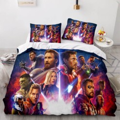 Avengers Cosplay Bedding Sets Gift For Birthday  Halloween  Christmas  Thanksgiving