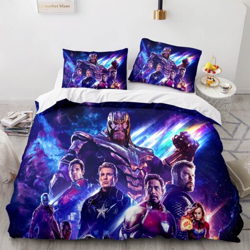 Avengers Cosplay Bedding Sets Gift For Birthday  Halloween  Christmas  Thanksgiving Style 2