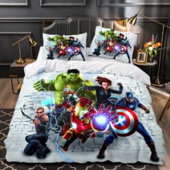 Avengers Cosplay Bedding Sets Gift For Birthday  Halloween  Christmas  Thanksgiving Style 3