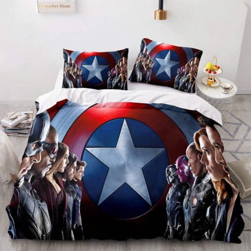 Avengers Cosplay Bedding Sets Gift For Birthday  Halloween  Christmas  Thanksgiving Style 3