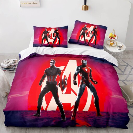 Avengers Cosplay Bedding Sets Gift For Christmas  Birthday  Thanksgiving Style 2