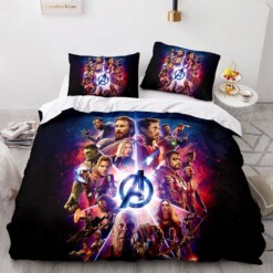 Avengers Cosplay Bedding Sets  Gift For Halloween  Thanksgiving  Christmas