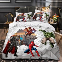 Avengers Decorative Bedding Sets For Fan