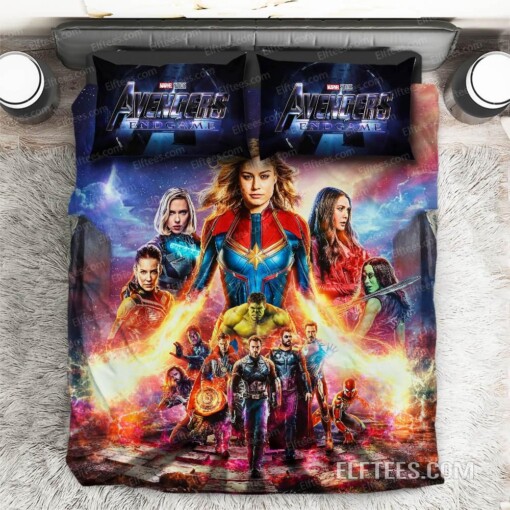 Avengers Endgame Marvel Thanos Final Fight Bedding Set