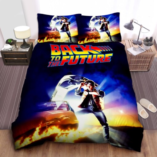 Back To The Future Movie Poster Bed Sheets Spread  Duvet Cover Bedding Sets