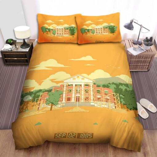 Back To The Future Part Iii Movie Art 3 Bedding Sets Duvet Cover  Flatsheet  Pillowcase For Your Lover