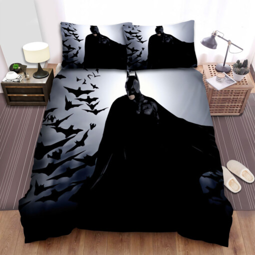 Batman Begins Movie Batman In The Dark Poster Bed Sheets Spread  Duvet Cover Bedding Sets