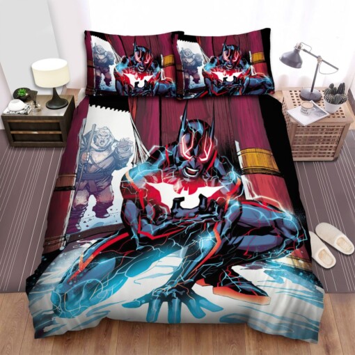 Batman Beyond Animated Series Art 16 Bedding Set  Duvet Cover Gift For Christmas  Birthday  Thanksgiving