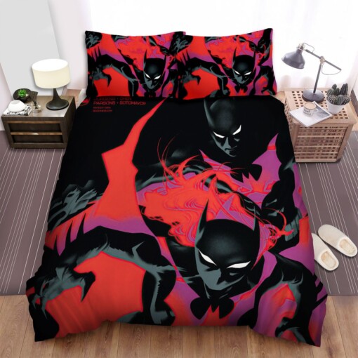 Batman Beyond Animated Series Art 21 Bedding Sets Duvet Cover  Flatsheet  Pillowcase For Your Lover