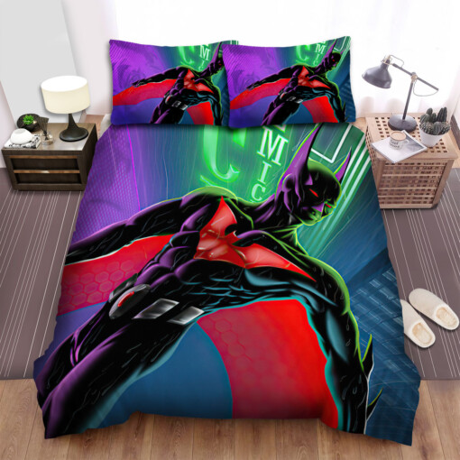 Batman Beyond Animated Series Art 25 Bed Sheets Spread  Duvet Cover Bedding Sets