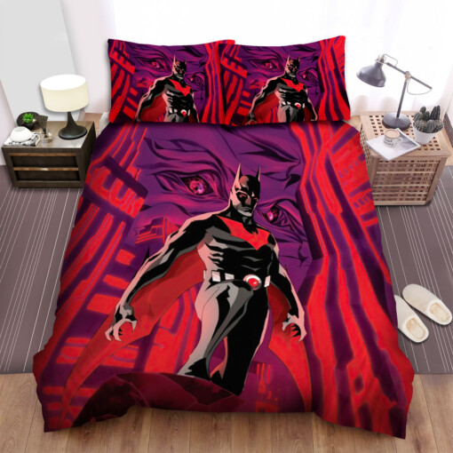 Batman Beyond Animated Series Art 28 Bed Sheets Spread  Duvet Cover Bedding Sets