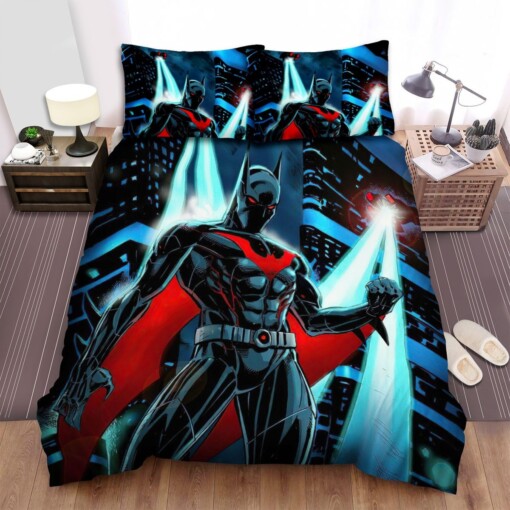 Batman Beyond Animated Series Art 72 Bedding Set  Duvet Cover Gift For Christmas  Birthday  Thanksgiving