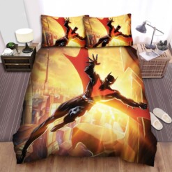 Batman Beyond Animated Series Art 73 Bedding Sets  Duvet Cover Flatsheet Gift For Halloween  Thanksgiving  Christmas