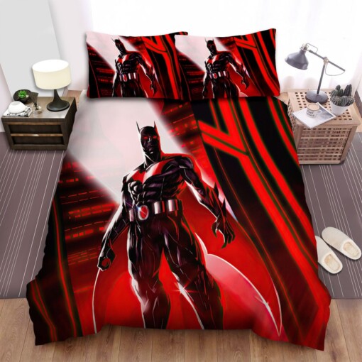 Batman Beyond Animated Series Art 9 Bedding Sets  Duvet Cover Flatsheet Gift For Halloween  Thanksgiving  Christmas